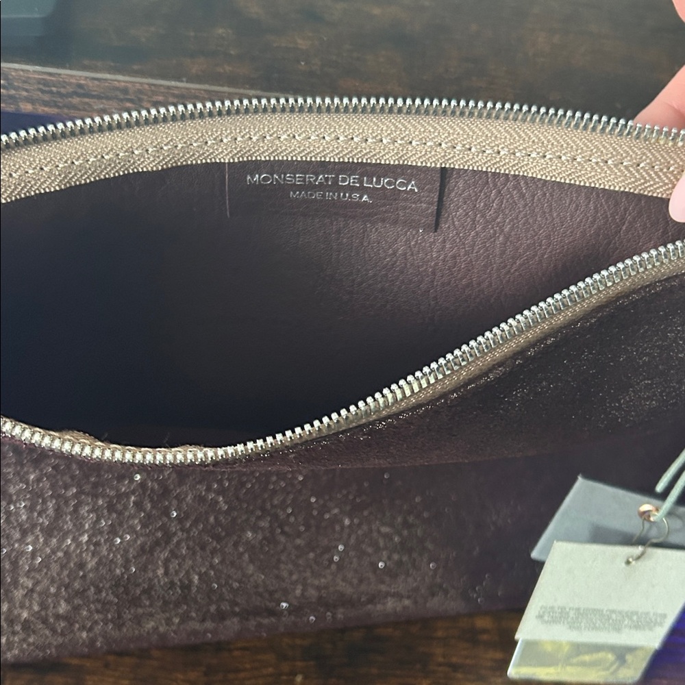 Peruvian Connection Shimmery Purple Zippered Pouch - Picture 5 of 5